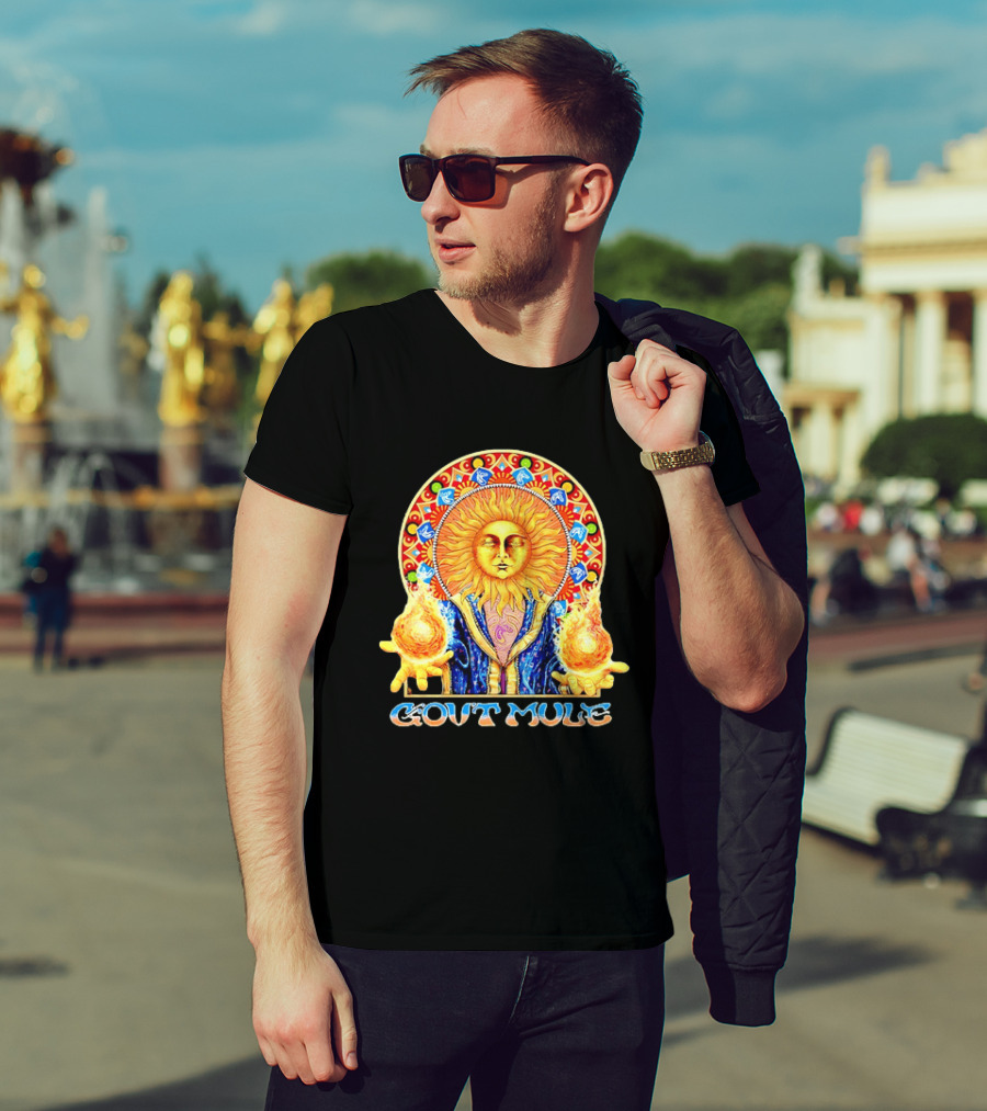 Gov't Mule Psychedelic Sunburst Summer Tour 2026 T-Shirt