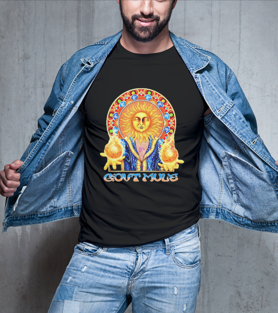 Gov't Mule Psychedelic Sunburst Summer Tour 2026 T-Shirt