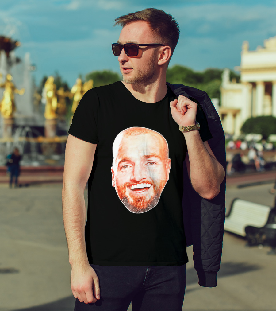 Post Malone Smiling Face Celebrity Image T-Shirt