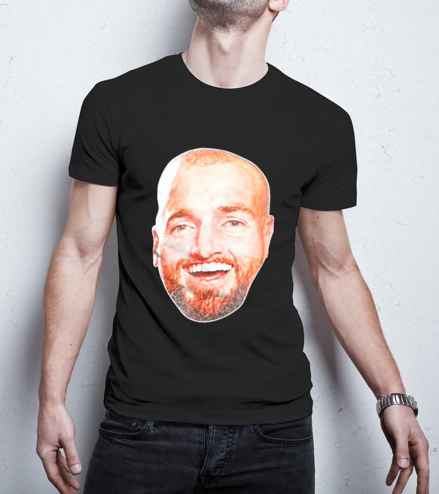 Post Malone Smiling Face Celebrity Image T-Shirt