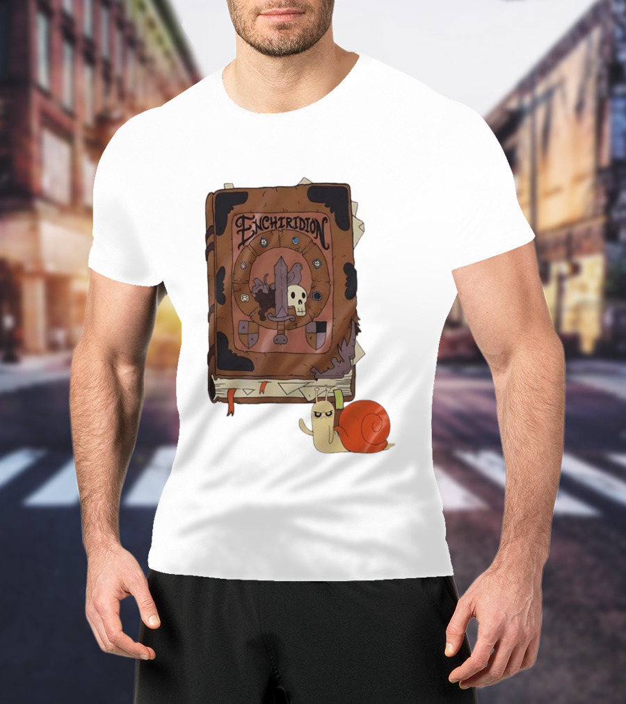 Adventure Time Enchiridion Snail Cartoon Network Book T-Shirt