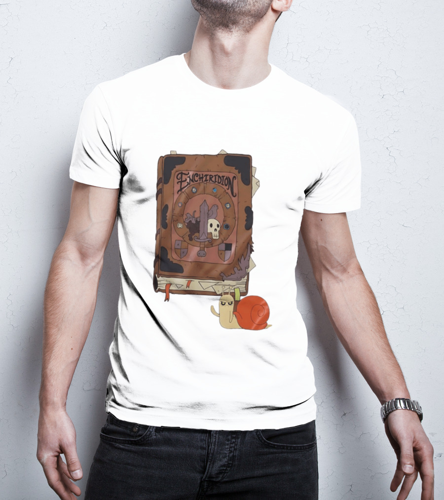 Adventure Time Enchiridion Snail Cartoon Network Book T-Shirt