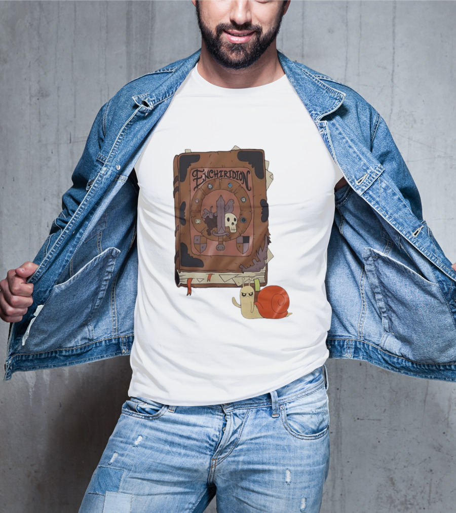 Adventure Time Enchiridion Snail Cartoon Network Book T-Shirt