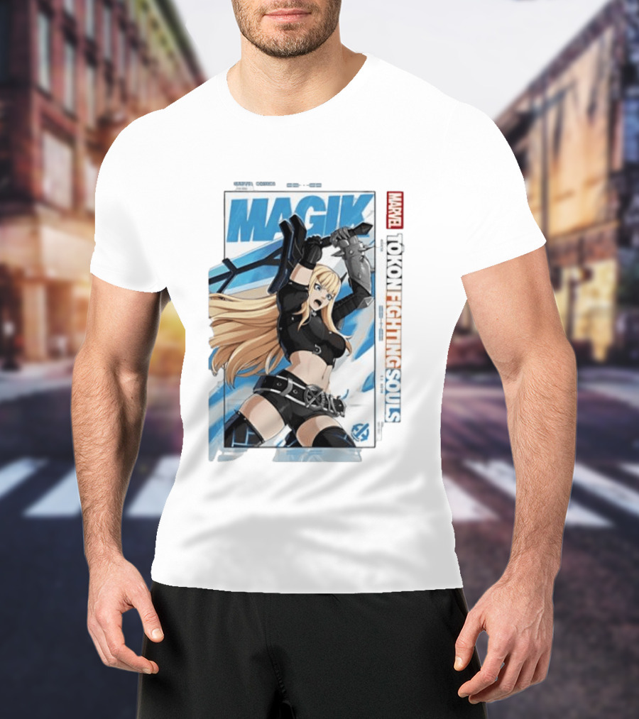 Magik Marvel Tokon Fighting Souls X Men T-Shirt