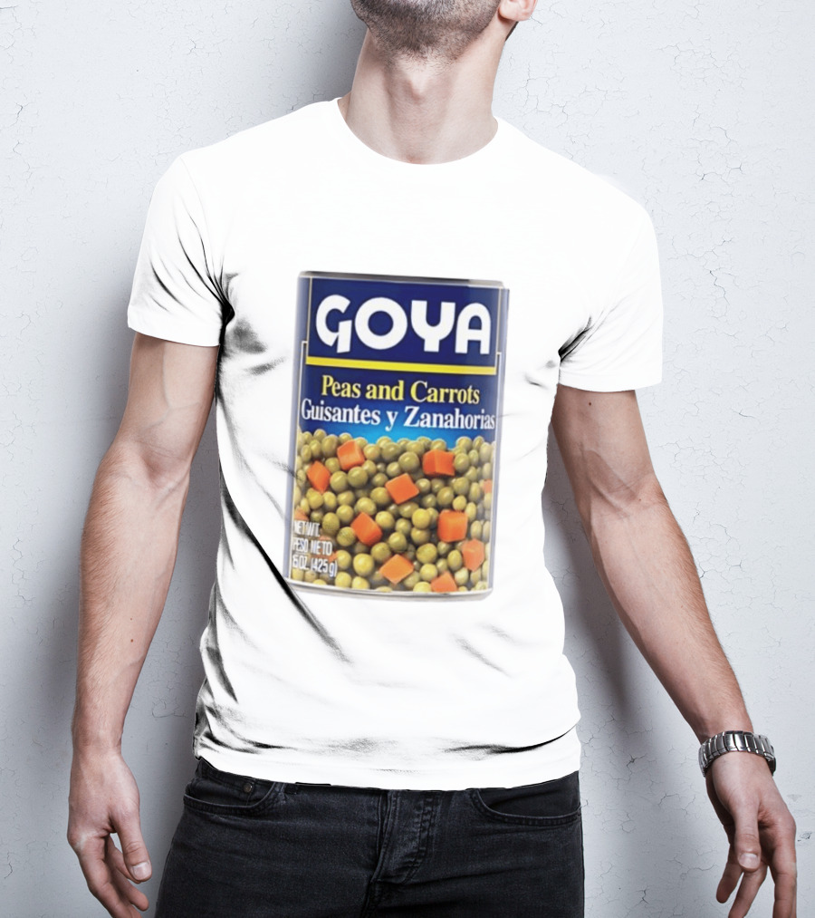 Goya Peas And Carrots Guisantes Y Zanahorias 15 Oz 425 G Canned Vegetable Mix T-Shirt