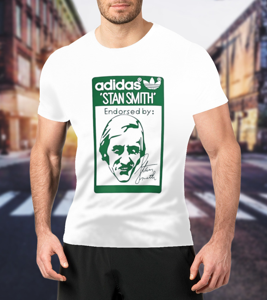 Adidas Stan Smith Endorsed Logo Green T-Shirt