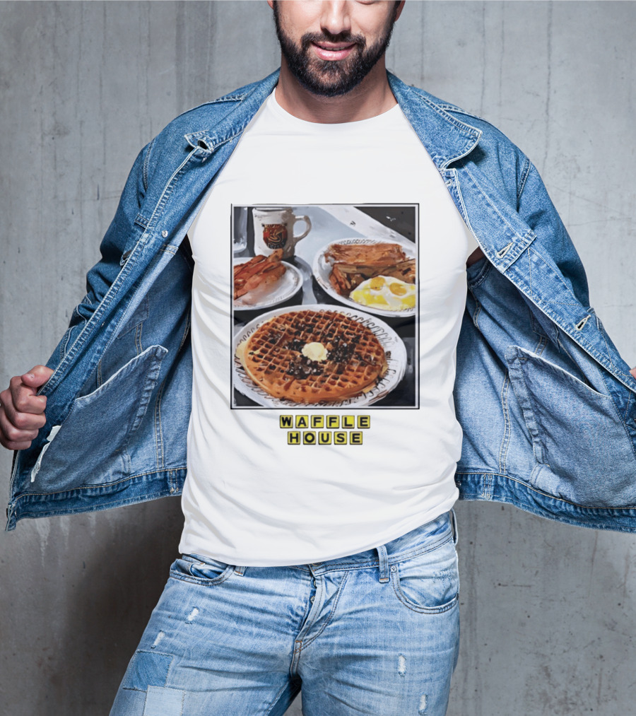 Onward Reserve Waffle House Breakfast Waffle Eggs Bacon T-Shirt