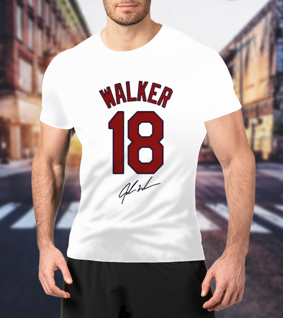 Walker 18 St Louis Cardinals Signature T-Shirt