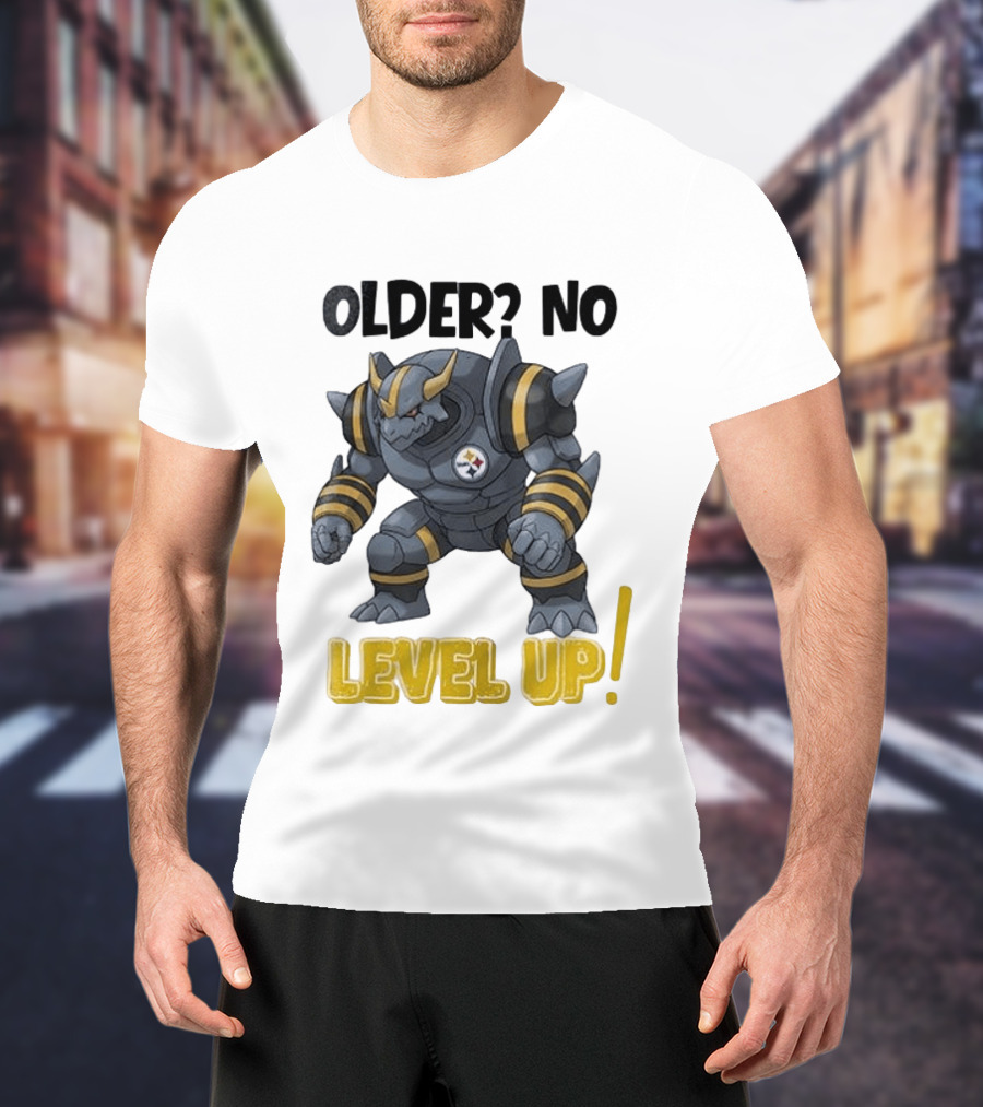 Pittsburgh Steelers X Pokémon 30th Anniversary Older No Level Up T-Shirt