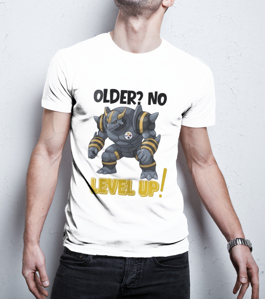 Pittsburgh Steelers X Pokémon 30th Anniversary Older No Level Up T-Shirt