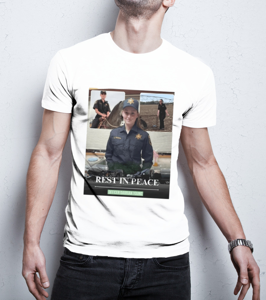 Rest In Peace Officer D. Young Memorial T-Shirt