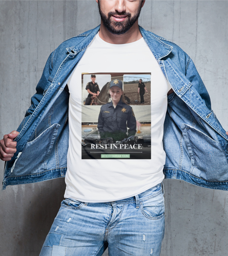 Rest In Peace Officer D. Young Memorial T-Shirt