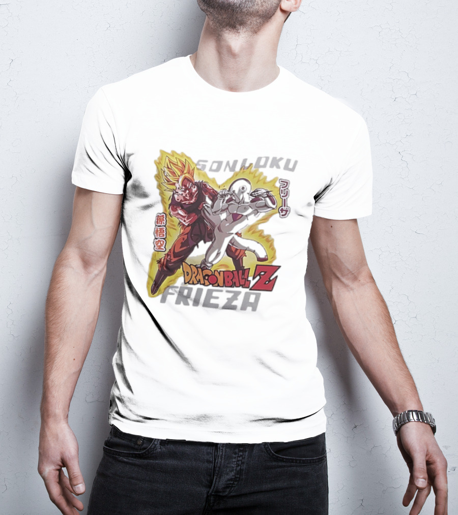 Son Goku Frieza Dragon Ball Z Anime Showdown T-Shirt