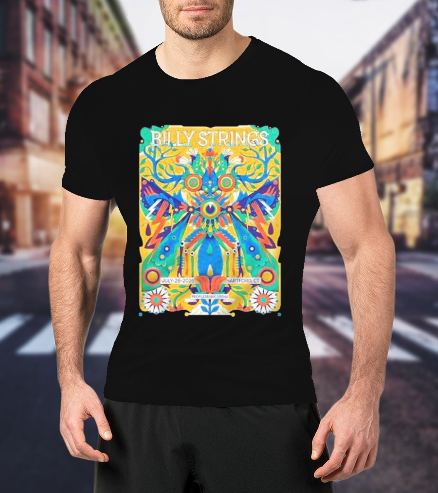 Billy Strings PeoplesBank Arena Hartford CT July 28 2026 T-Shirt