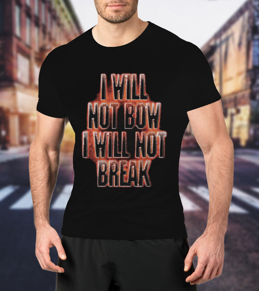 Breaking Benjamin Merchandise I Will Not Bow I Will Not Break T-Shirt