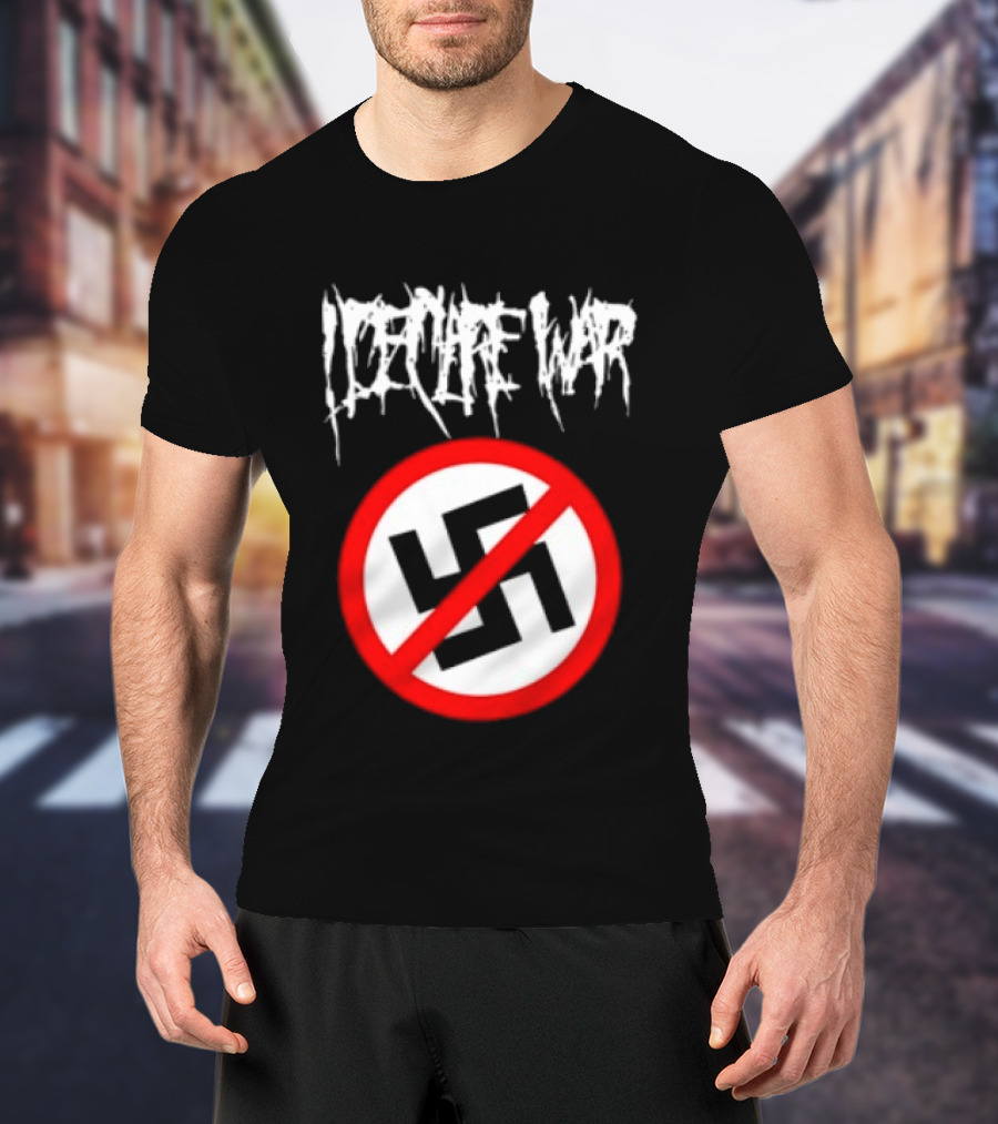 I Declare War Anti Nazi Symbol Graphic Merchnow Collection T-Shirt
