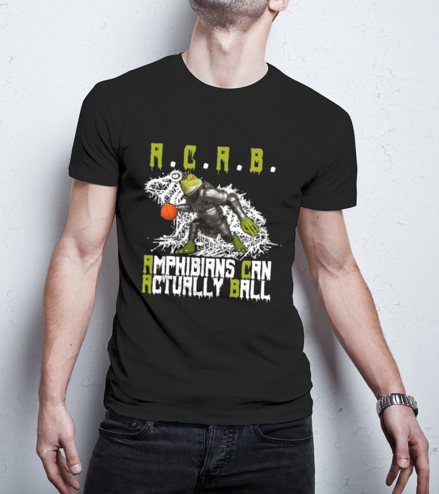 Firehouse 666 Store Acab Amphibians Can Actually Ball Frog Mallet T-Shirt