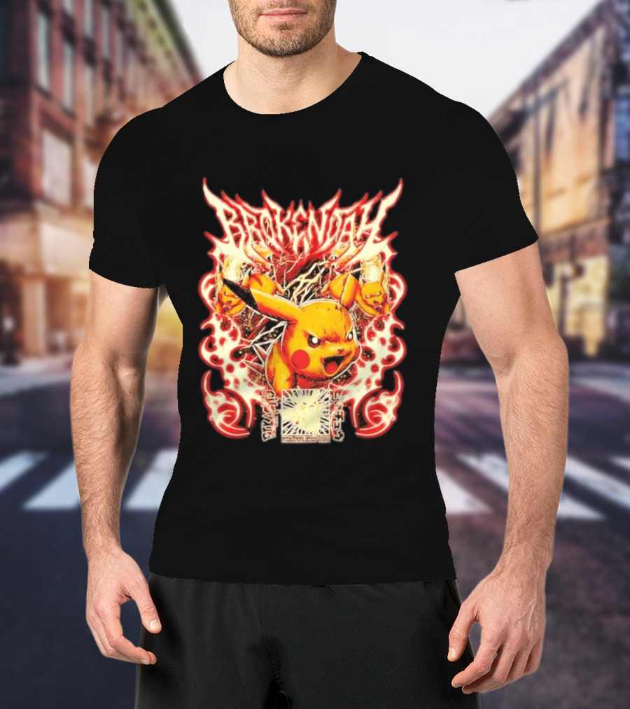 Brokendah High Voltage Pikachu Pokémon Electric Burst T-Shirt