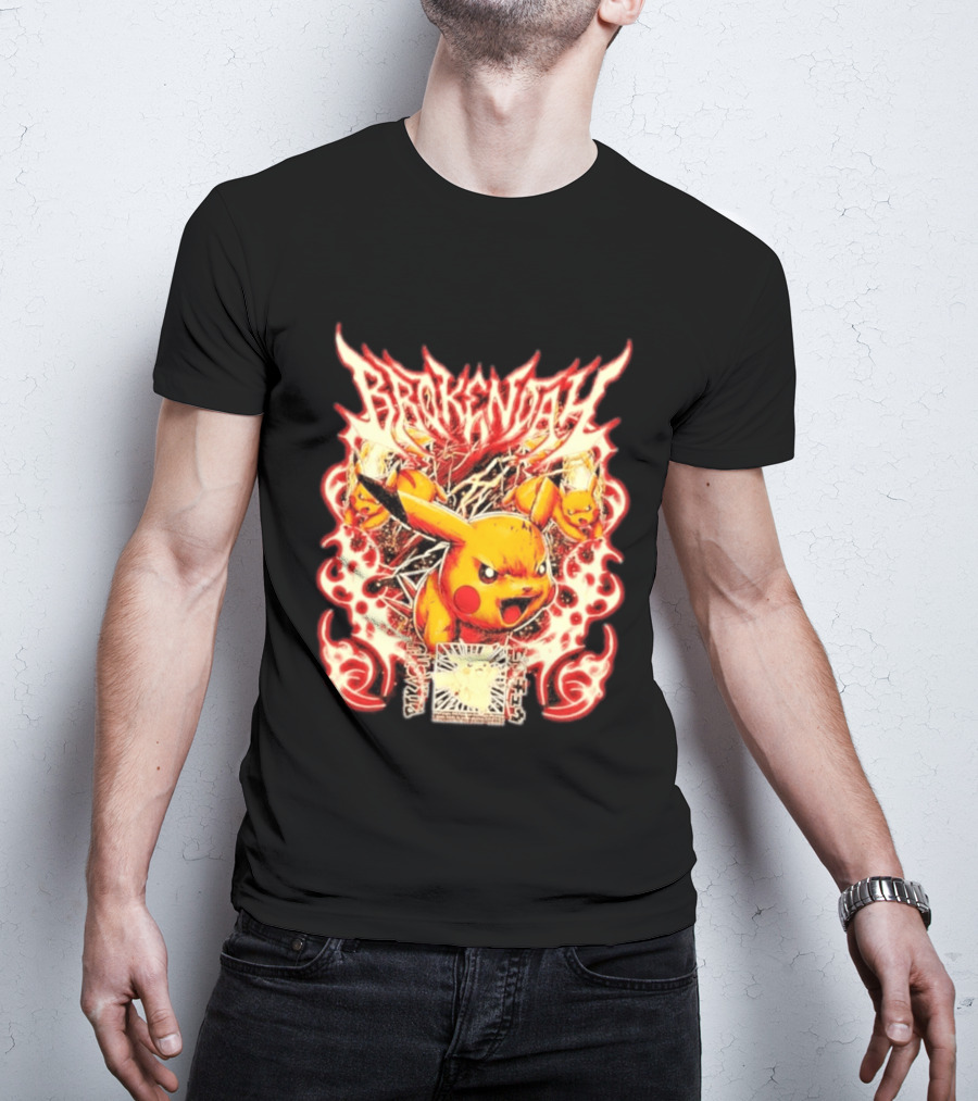 Brokendah High Voltage Pikachu Pokémon Electric Burst T-Shirt