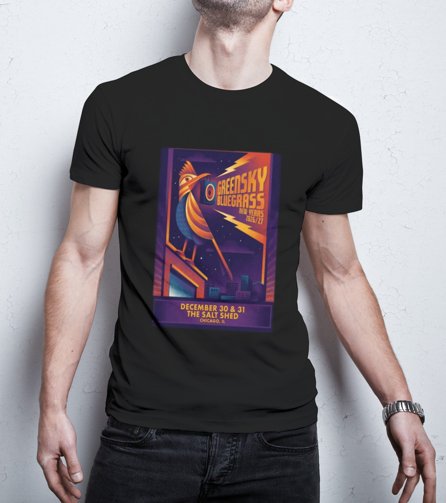 GreenSky Bluegrass New Years 2026/27 December 30 & 31 The Salt Shed Chicago IL T-Shirt