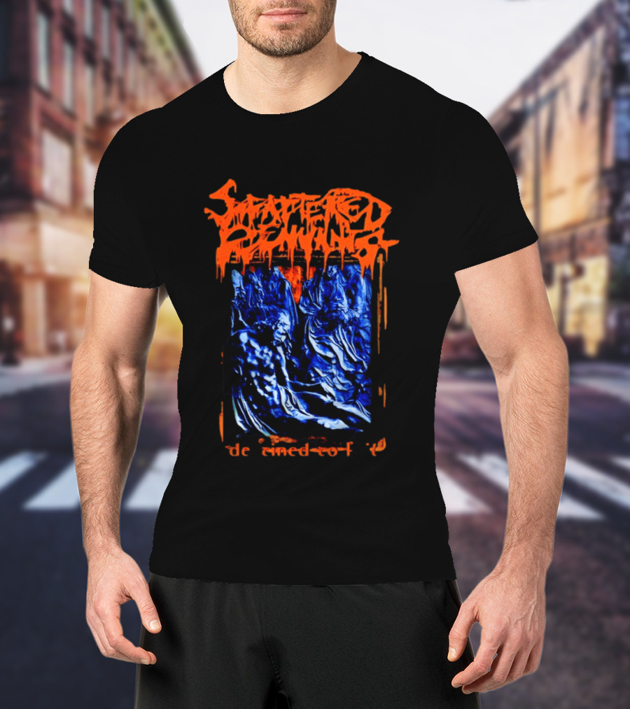 Scattered Remnants Destined To Fail Death Metal Album Cover T-Shirt