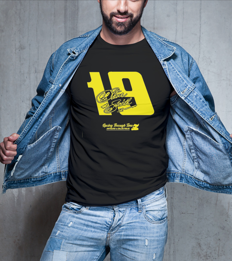Steve Smith Sr 19 Racing Through Time Antiques Collectibles T-Shirt