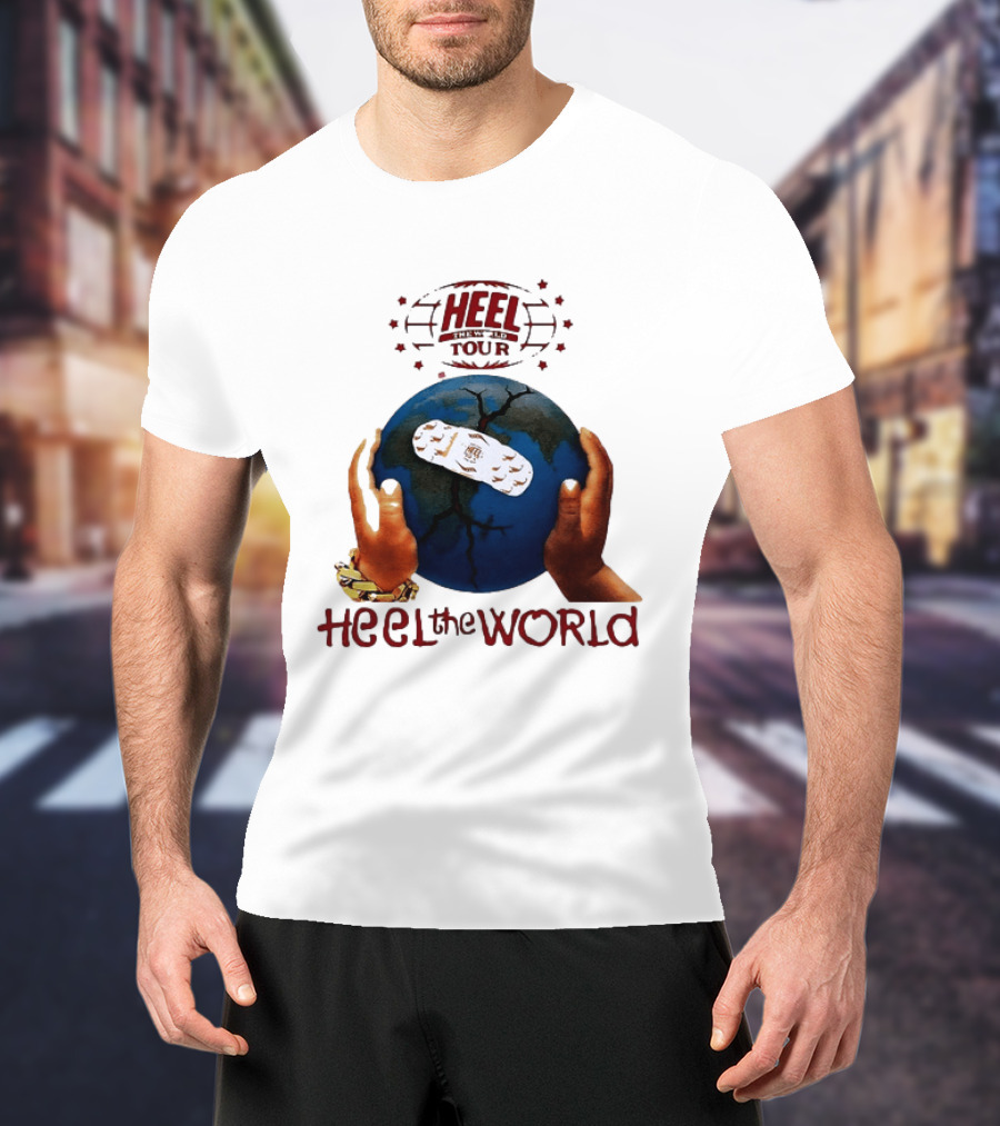 Westside Gunn Heel The World Tour Griselda Bandaged Earth And Hands T-Shirt