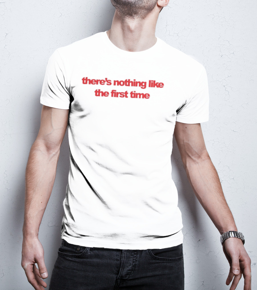 Lake Drive Store There's Nothing Like The First Time Cherry Crop T-Shirt