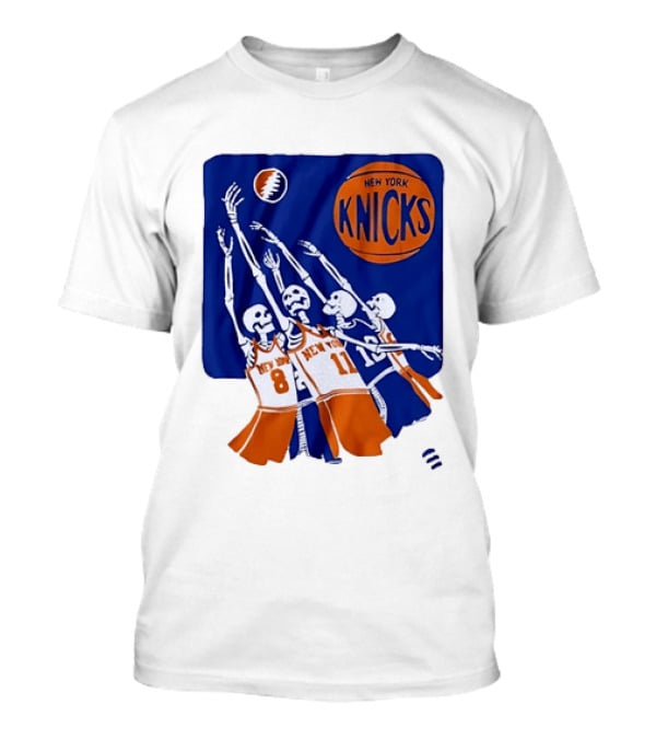 New York Knicks Skeleton Players Jersey Number 8 And 11 Basketball Team T-Shirt