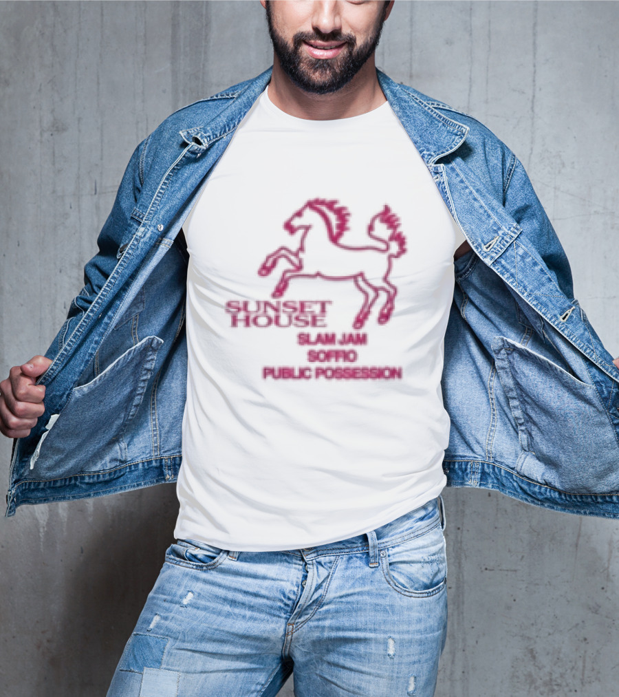 Public Possession Store Slam Jam Soffio Sunset House T-Shirt