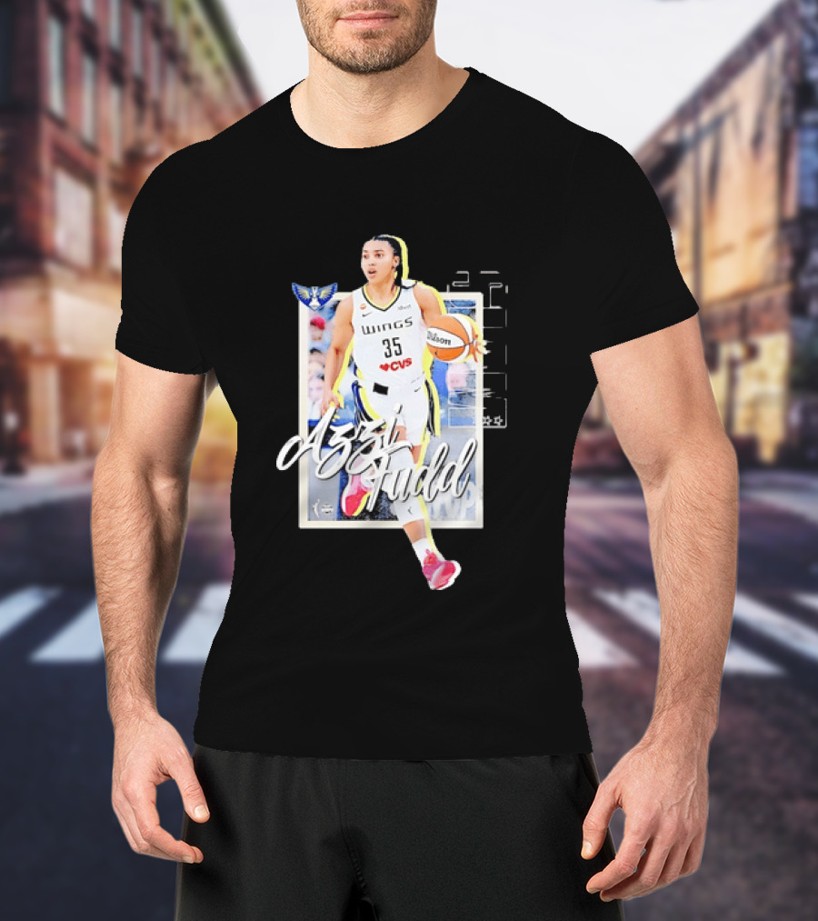 Azzi Fudd Dallas Wings 35 Basketball WNBA Slam Magazine Cover Sports Fashion T-Shirt