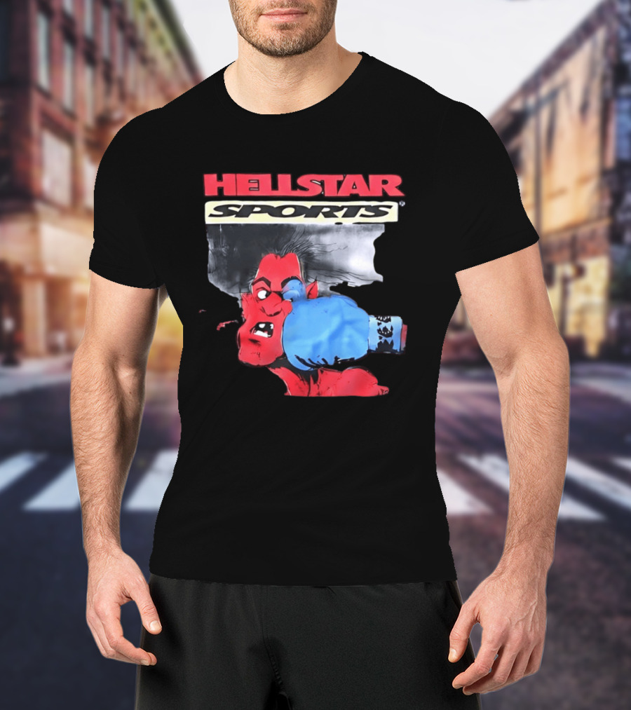 Hellstar Sports Boxing Comic Urban Streetwear T-Shirt