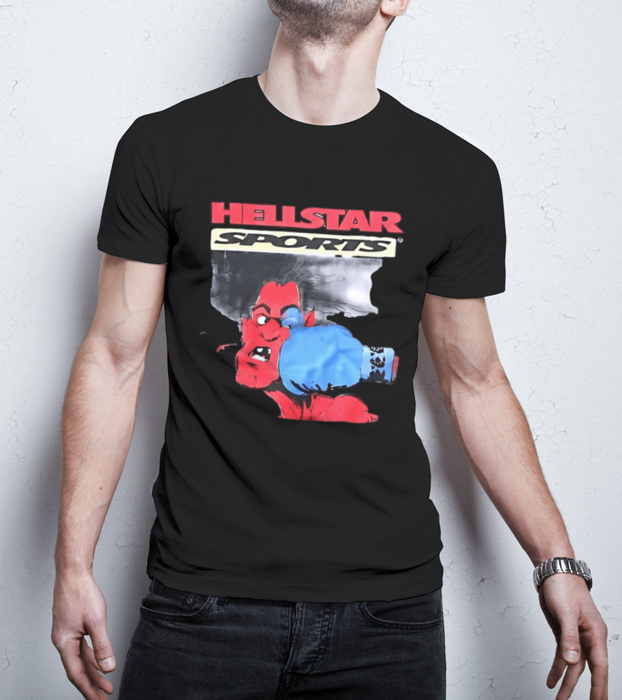 Hellstar Sports Boxing Comic Urban Streetwear T-Shirt