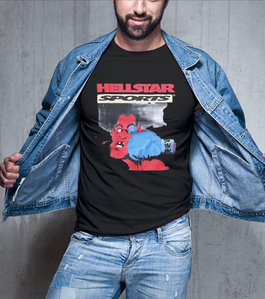 Hellstar Sports Boxing Comic Urban Streetwear T-Shirt
