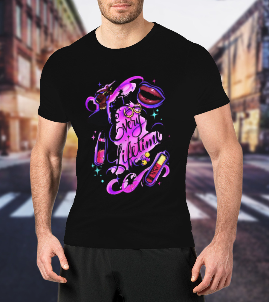 In Every Lifetime Hustle Lip Glo Airbrush T-Shirt