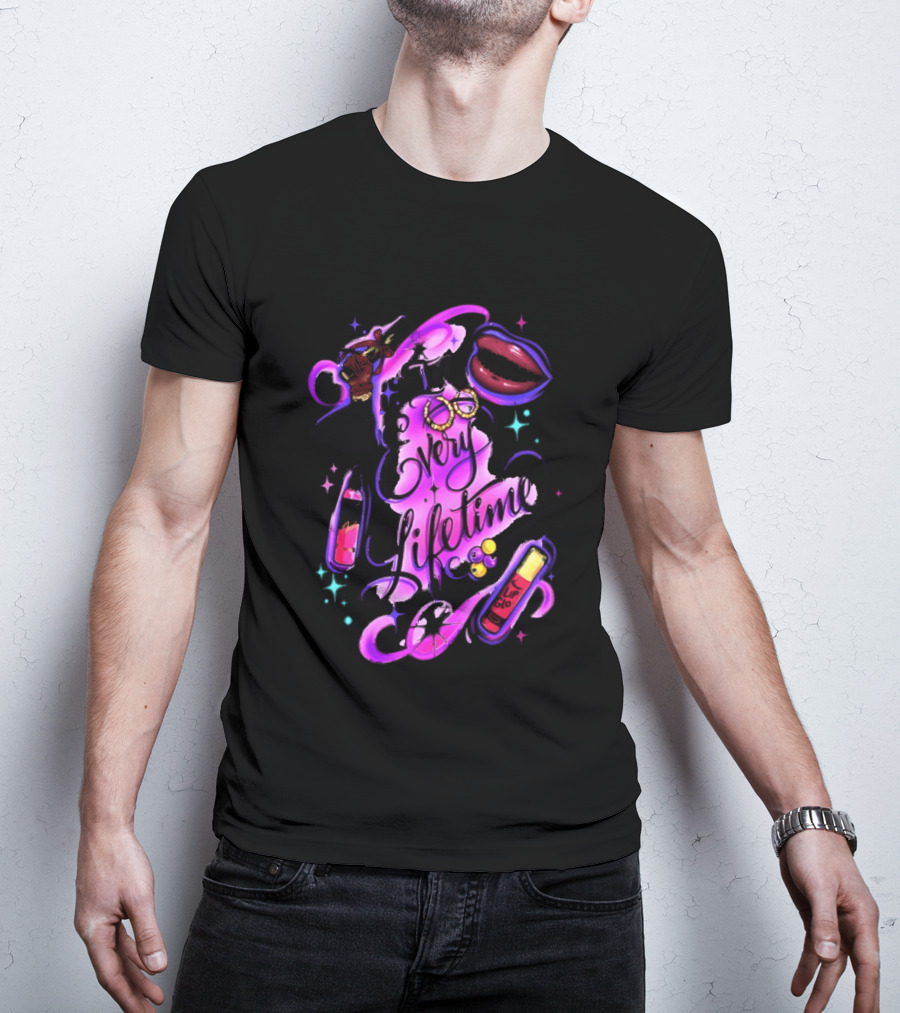 In Every Lifetime Hustle Lip Glo Airbrush T-Shirt