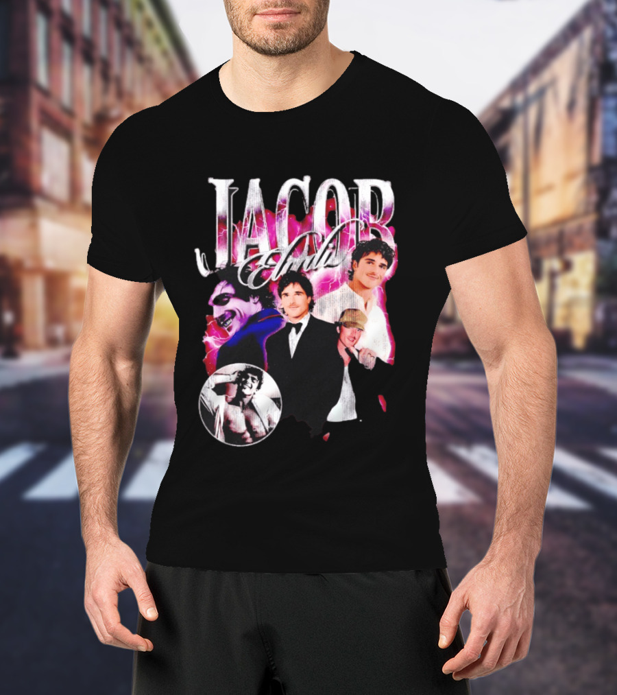 Jacob Elordi Collage Joker Suit Hat Aesthetic T-Shirt