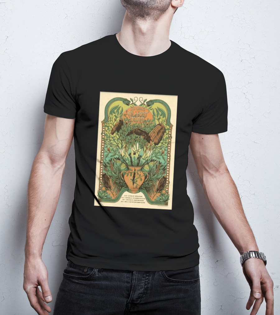 Joe Russo's Almost Dead 2026 Summer Tour Las Vegas Asheville Santa Cruz Denver T-Shirt