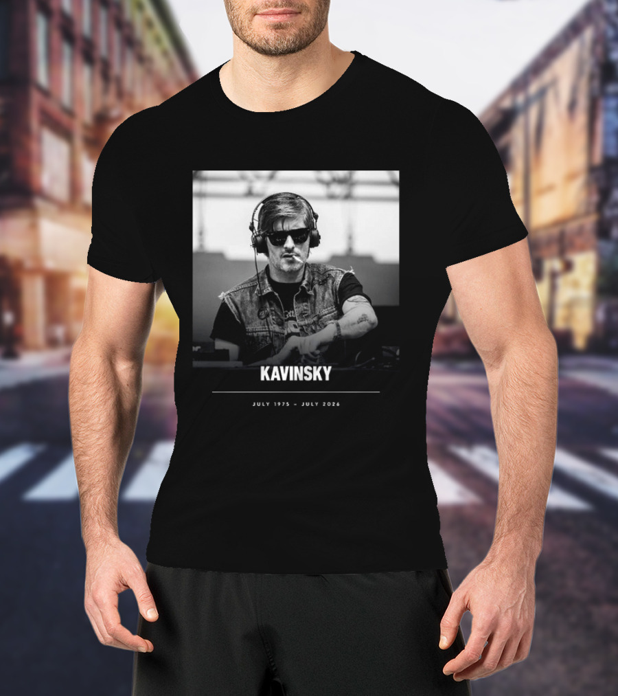 Kavinsky July 1975 July 2026 Retro DJ T-Shirt