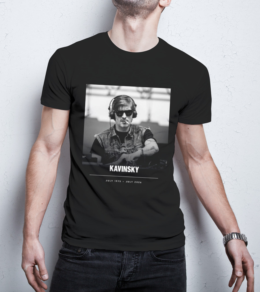 Kavinsky July 1975 July 2026 Retro DJ T-Shirt