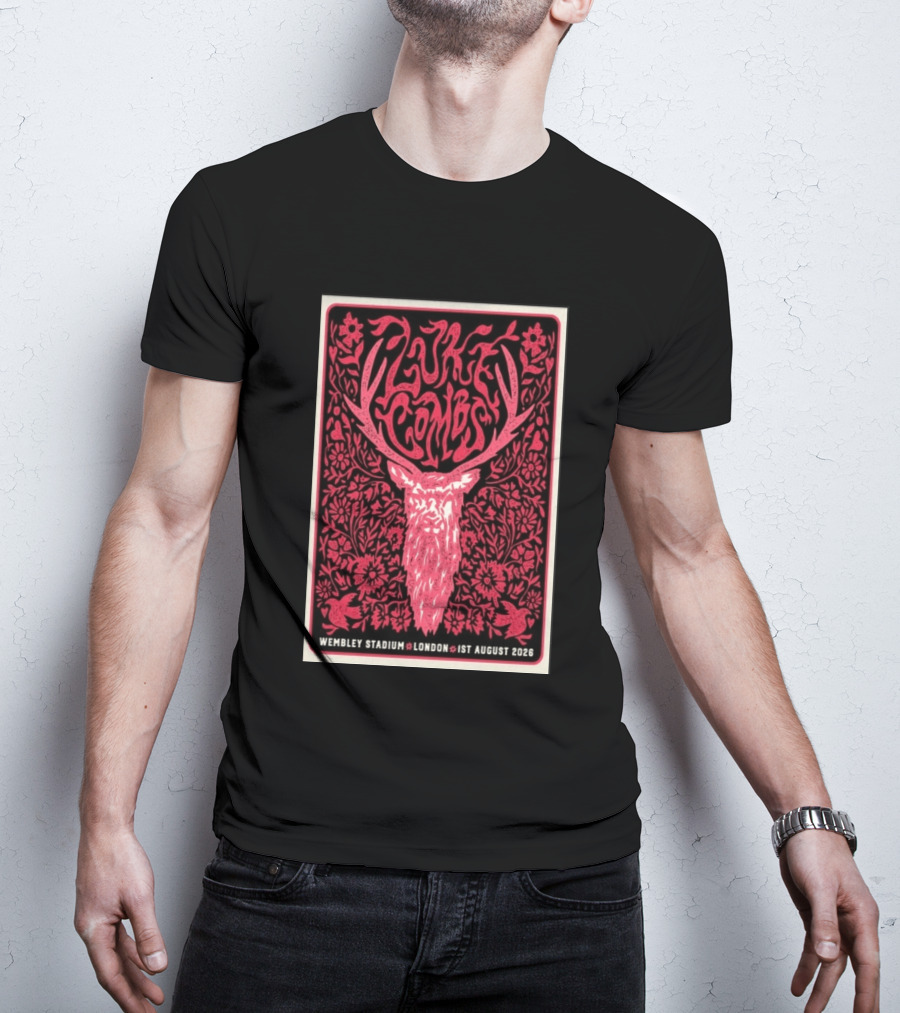 Luke Combs Wembley Stadium London 1st August 2026 Floral Antler T-Shirt