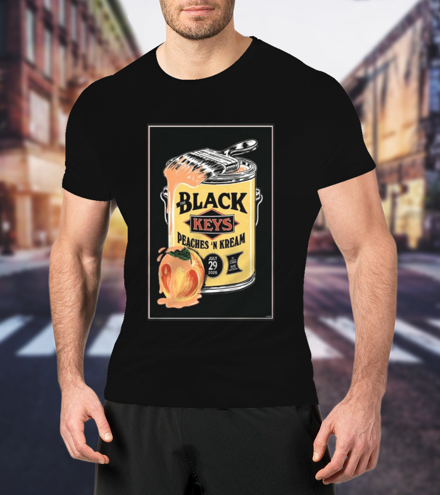 The Black Keys Peaches 'N Kream July 29 2026 St. Augustine Florida T-Shirt