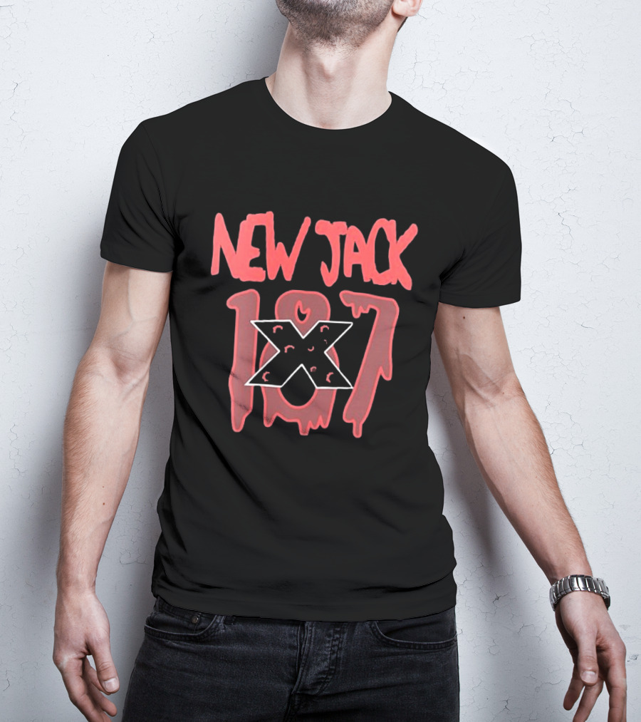 New Jack 187 X Graphic Red Drip T-Shirt