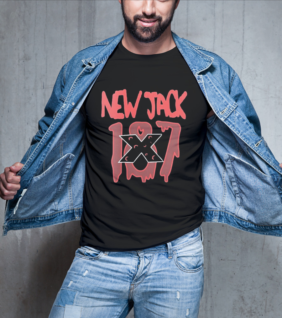 New Jack 187 X Graphic Red Drip T-Shirt
