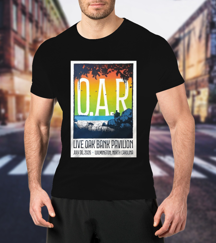 O.A.R. Live Oak Bank Pavilion July 30 2026 Wilmington North Carolina T-Shirt
