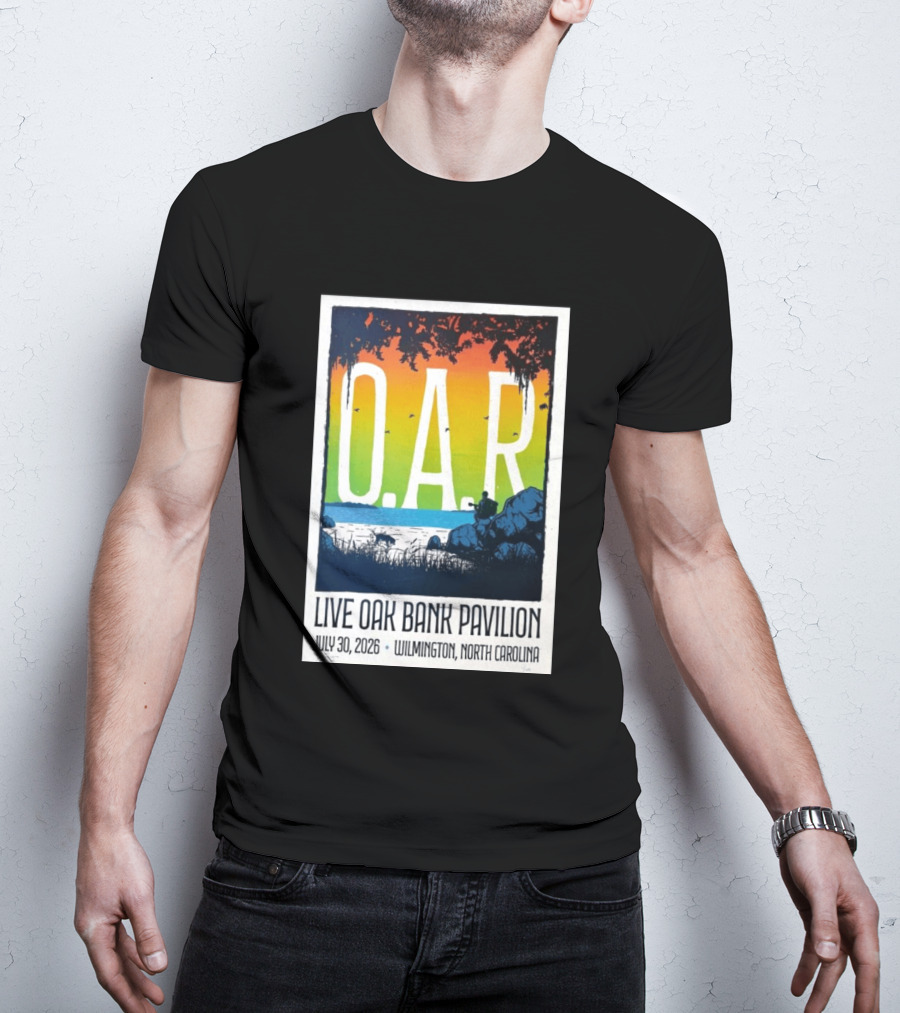 O.A.R. Live Oak Bank Pavilion July 30 2026 Wilmington North Carolina T-Shirt