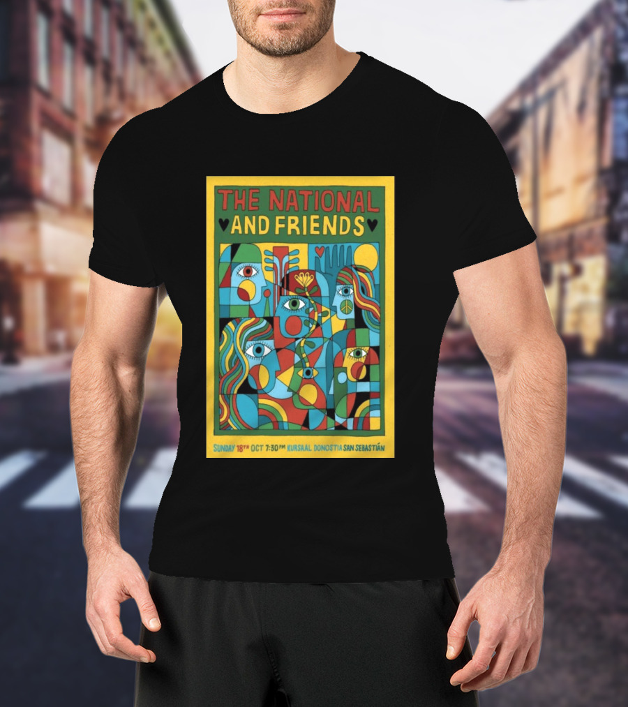 The National And Friends San Sebastián Concert October 18 Kursaal Donostia T-Shirt