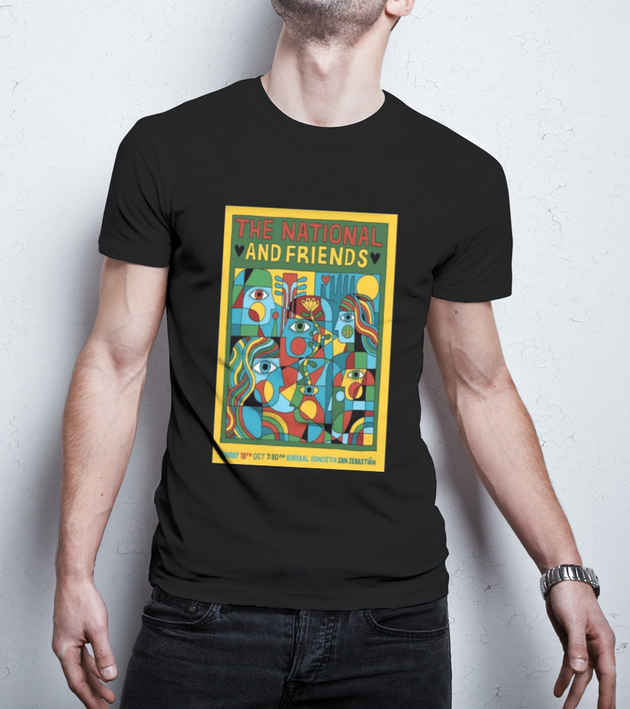 The National And Friends San Sebastián Concert October 18 Kursaal Donostia T-Shirt