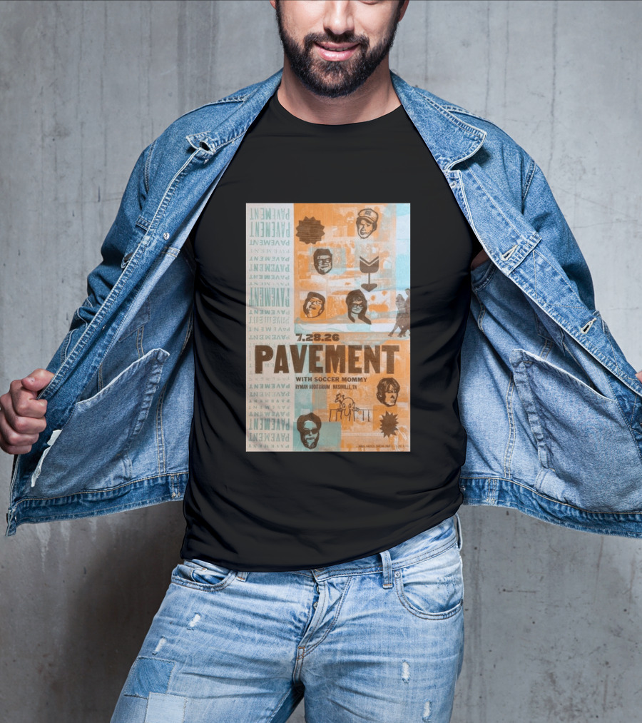Pavement With Soccer Mommy Ryman Auditorium Nashville July 28 2026 T-Shirt