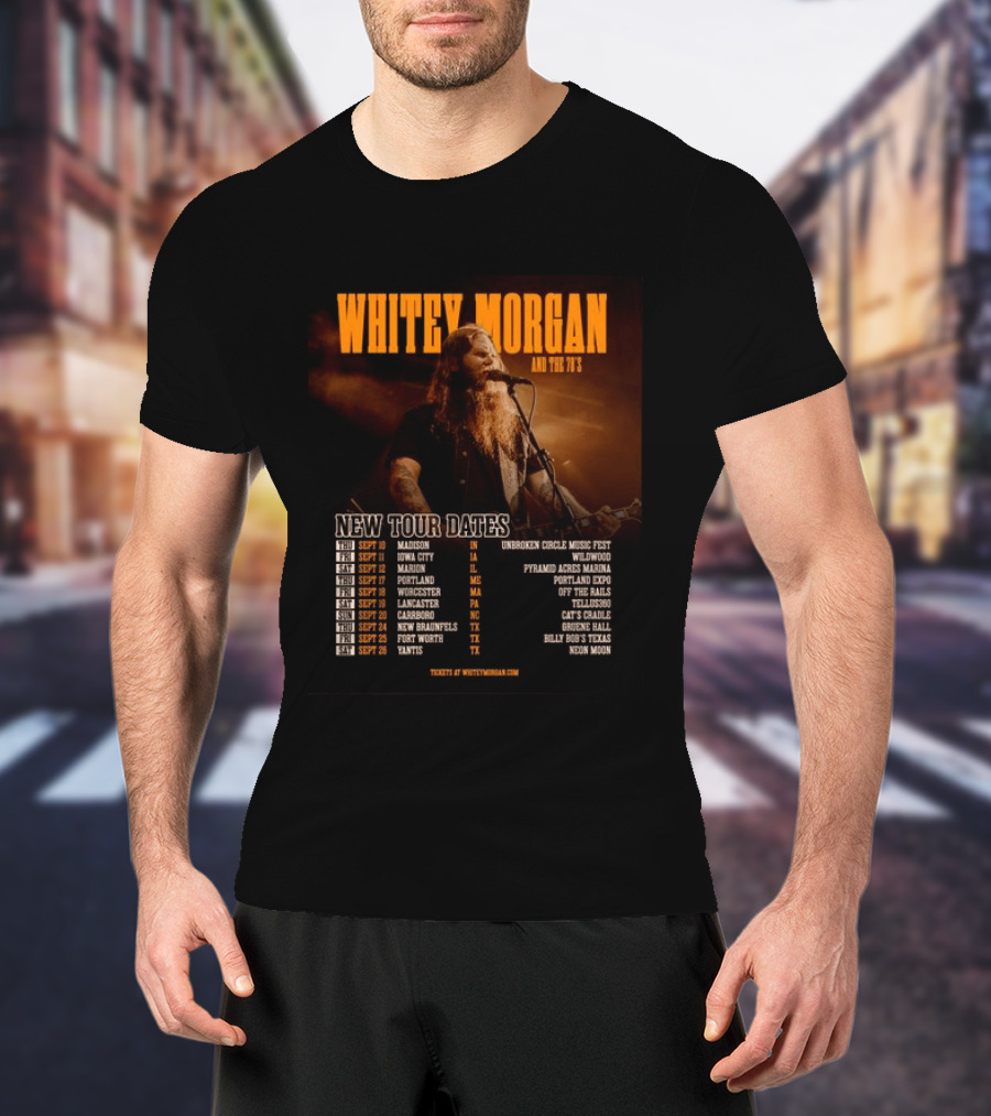 Whitey Morgan And The 78's New Tour Dates 2026 Concert Schedule T-Shirt
